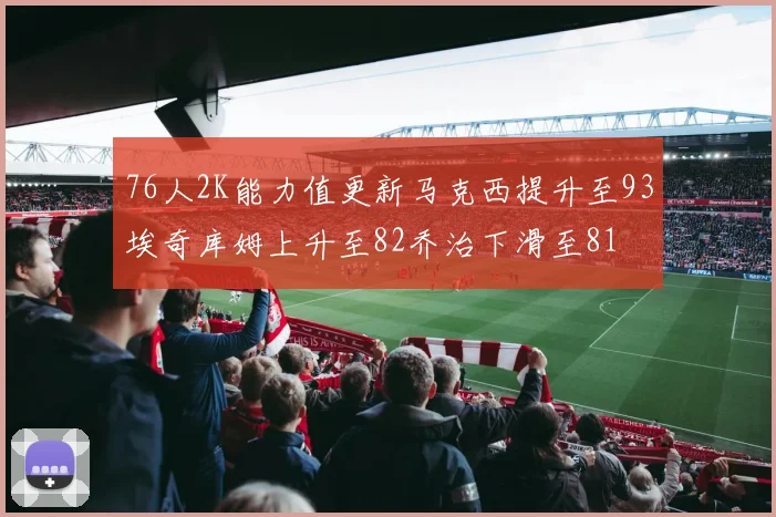 76人2K能力值更新马克西提升至93埃奇库姆上升至82乔治下滑至81